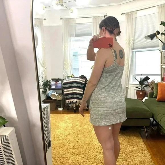 Forever 21 Grey Tunic Mini Sweater Dress - Picture 5 of 8